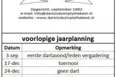 Plaatje-jaarplanning